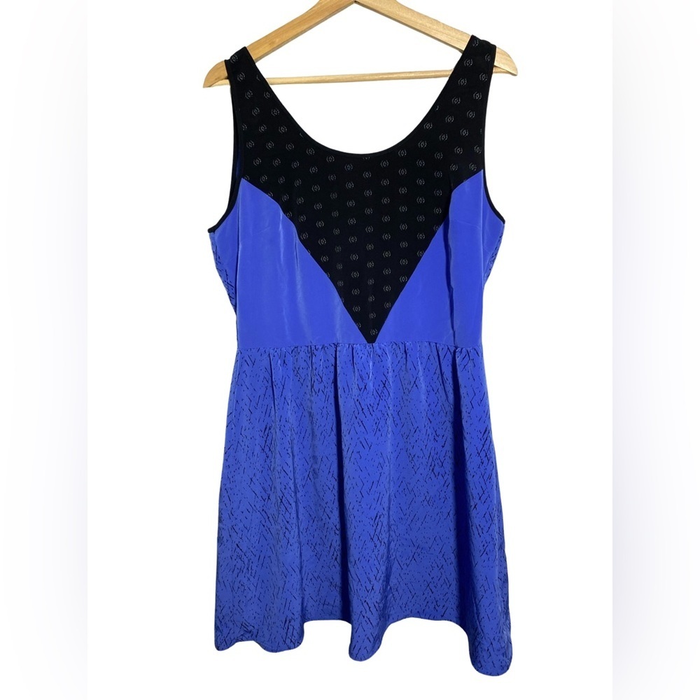 Attention Blue Mini Dress